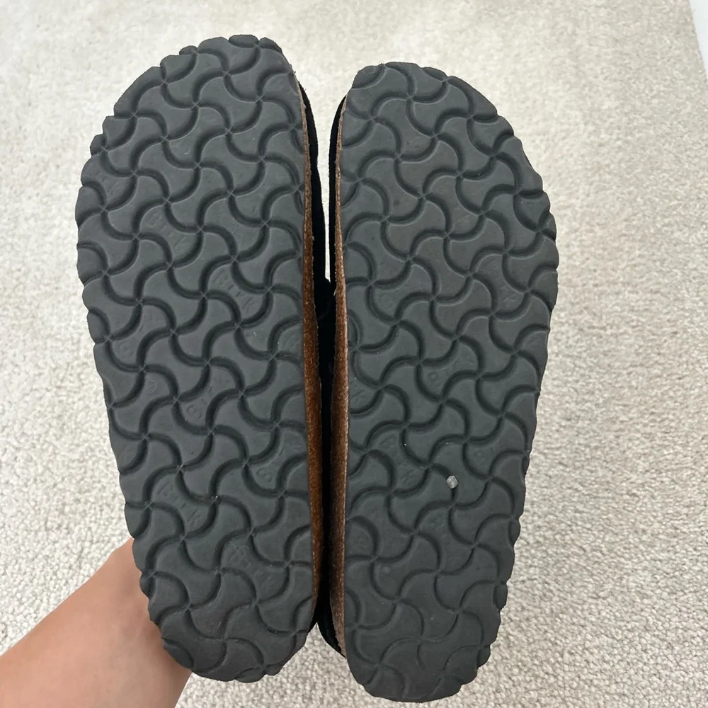 Birkenstock Black Suede Women's Shoes - Picture 7 of 9